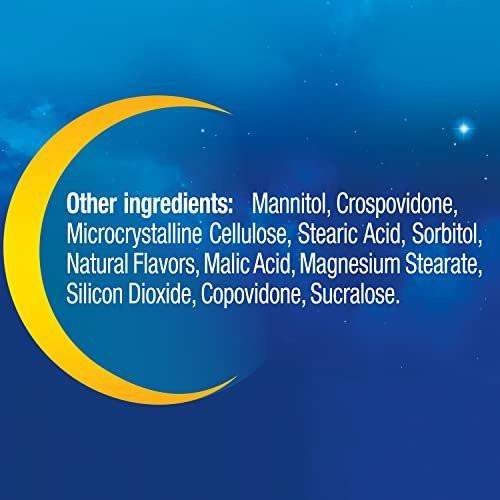 MidNite Back to Sleep 1,5 mg Melatonin Schlafhilfe – 30 Schmelztabletten, Nicht gewohnheitsbildend, Pflanzliches Nahrungsergänzungsmittel für Erwachsene
