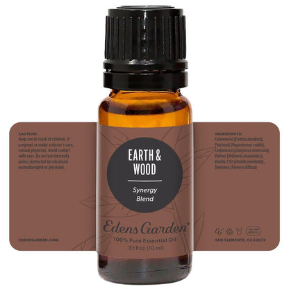 Edens Garden Earth & Wood ätherisches Öl Blend - 100% rein, unverdünnt, therapeutisch, 10 ml