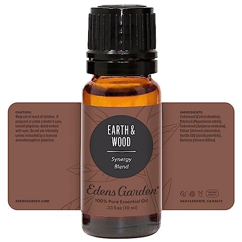 Edens Garden Earth & Wood ätherisches Öl Blend - 100% rein, unverdünnt, therapeutisch, 10 ml