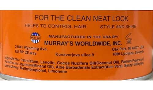Murray's Super Light Haaröl - Orange/Schwarz 85g (2er-Pack)