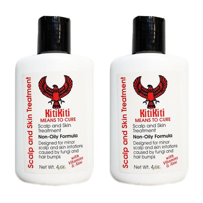 Kitikiti Kopfhaut- & Hautbehandlung - Nicht fettend 4 oz. (2er-Pack)