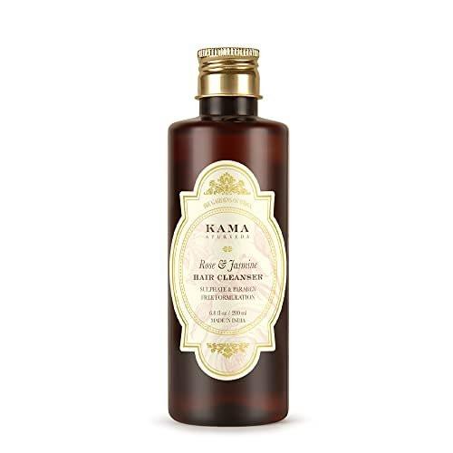 Kama Ayurveda Rosen- & Jasmin-Haarreiniger, 200 ml – ayurvedische Haarpflege für Glanz und Geschmeidigkeit