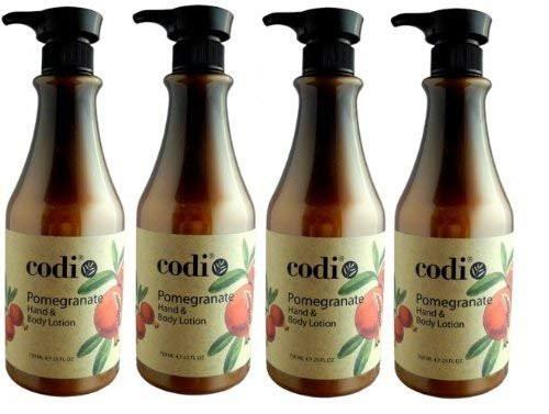CODi Hand- und Körperlotion Pack mit 4 Flaschen (Granatapfel) 50 Fl Oz