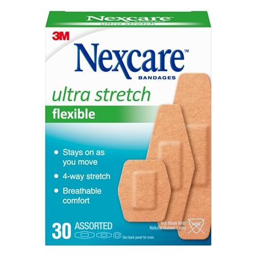 Nexcare Soft 'n Flex Wundverband, verschiedene Größen, 30 Stück