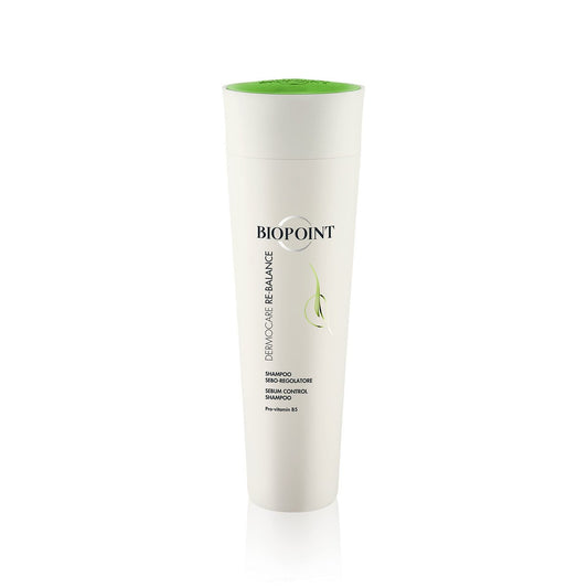 BIOPOINT Rebalancing Shampoo für fettige Kopfhaut und trockene Spitzen – Dermocare Shampoo für fettiges Haar – Talgregulierendes Shampoo – 7,05 Fl Oz (1er Pack)
