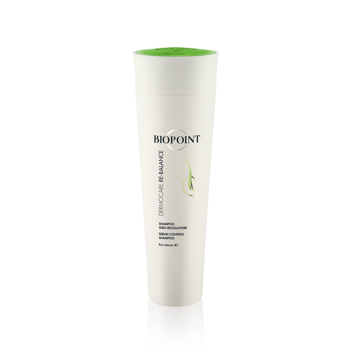 BIOPOINT Rebalancing Shampoo für fettige Kopfhaut und trockene Spitzen – Dermocare Shampoo für fettiges Haar – Talgregulierendes Shampoo – 7,05 Fl Oz (1er Pack)