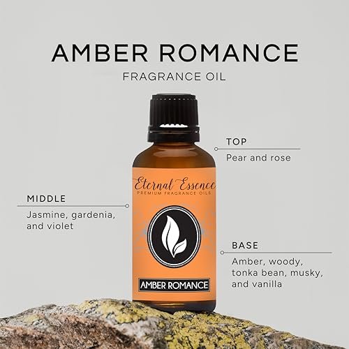 Eternal Essence Oils Amber Romance 30ml Premium Duftöl – für Kerzen, Seifenherstellung, Aromatherapie, Diffuser, Haushalt & Luftbefeuchter
