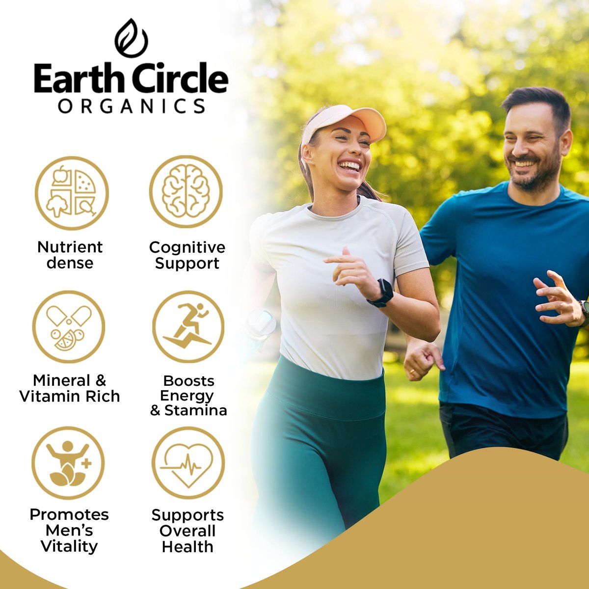 Earth Circle Organics Maca Pulver, Schwarz, 227 g (8 Unzen)
