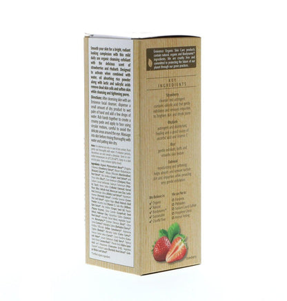 Eminence Strawberry Rhubarb Dermafoliant mit Milchsäure – Sanftes Peeling für strahlende Haut, 4,2 oz