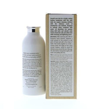 Eminence Strawberry Rhubarb Dermafoliant mit Milchsäure – Sanftes Peeling für strahlende Haut, 4,2 oz