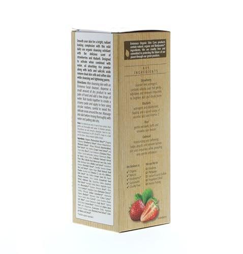 Eminence Strawberry Rhubarb Dermafoliant mit Milchsäure – Sanftes Peeling für strahlende Haut, 4,2 oz