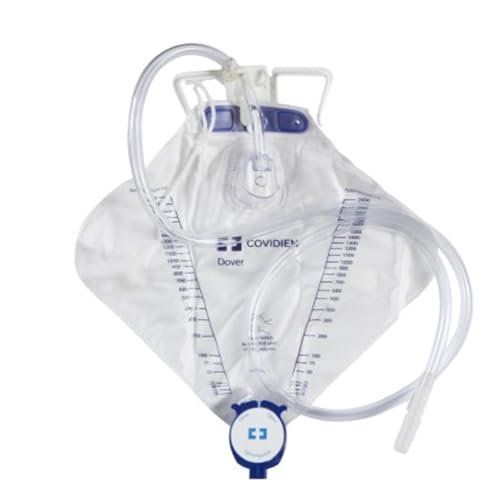 Kendall Curity Dover Anti-Reflux Beutel für Urin Drainage 2000 ml – 1 Stück
