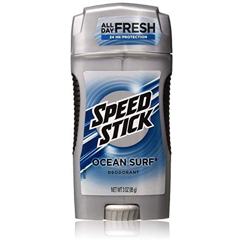 Speed Stick Solid Deodorant Ocean Surf 3 oz (3er Pack) – langanhaltender Frische-Deo für Männer und Frauen