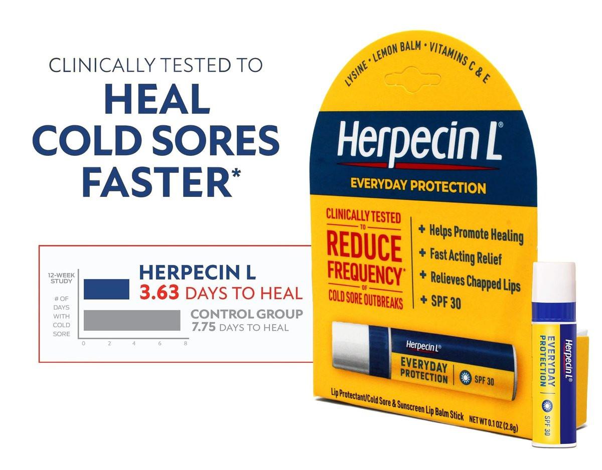 Herpecin L Lippenpflege mit Lichtschutzfaktor 30, 0,10 oz (6er-Pack)