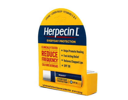 Herpecin L Lippenpflege mit Lichtschutzfaktor 30, 0,10 oz (6er-Pack)