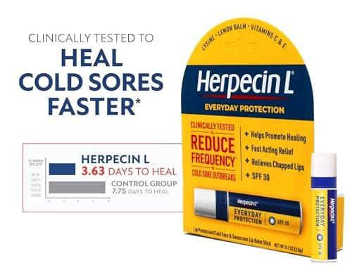 Herpecin L Lippenpflege mit Lichtschutzfaktor 30, 0,10 oz (6er-Pack)