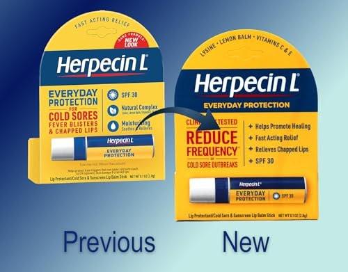 Herpecin L Lippenpflege mit Lichtschutzfaktor 30, 0,10 oz (6er-Pack)