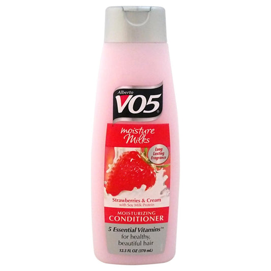 Alberto VO5 Moisture Milks Feuchtigkeitsspendender Conditioner Strawberries & Cream 12,5 fl oz (U-HC-8694)