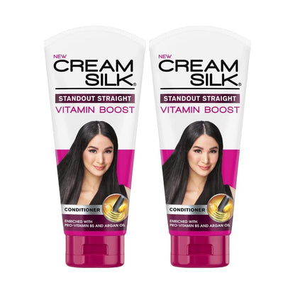 Cream Silk Standout Straight Conditioner für glatteres Haar, 180 ml (2er-Pack)