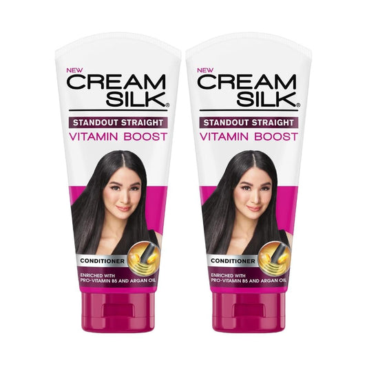 Cream Silk Standout Straight Conditioner für glatteres Haar, 180 ml (2er-Pack)