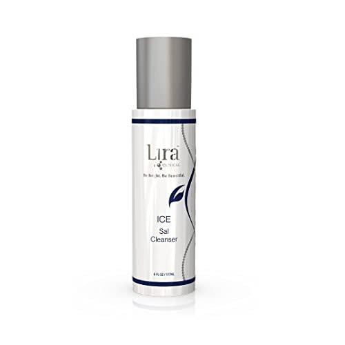 Lira Clinical ICE Sal Cleanser – Salicylsäure-Gesichtsreinigung mit Pflanzenstammzellen, Echinacea und Peptiden – Kühlendes, peelendes Gesichtswasser – Sanfte, klärende tägliche Gesichtsreinigung für unterwegs – 177 ml