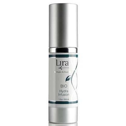 Lira Clinical BIO Hydra Infusion – Feuchtigkeitsspendendes Gesichtsserum mit Hyaluronsäure, Pflanzenstammzellen und Mineralien – Leichtes Gesichtsserum für glatte, erfrischte Haut – Reisegröße tägliche Hautpflege – 30 ml