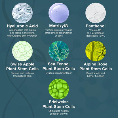 Lira Clinical BIO Hydra Infusion – Feuchtigkeitsspendendes Gesichtsserum mit Hyaluronsäure, Pflanzenstammzellen und Mineralien – Leichtes Gesichtsserum für glatte, erfrischte Haut – Reisegröße tägliche Hautpflege – 30 ml