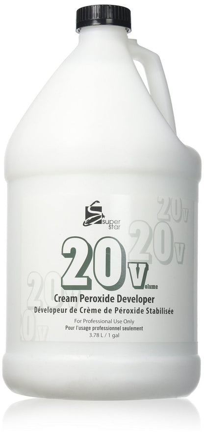Super Star Stabilized Cream Peroxide Developer 20V – 3,8 L (1 Gallone) für professionelle Haarfärbung