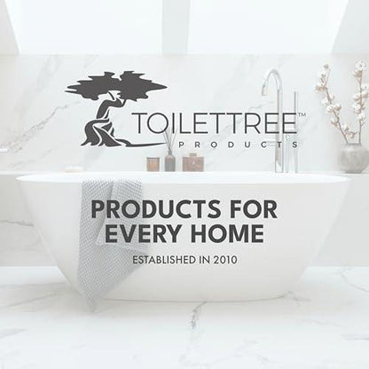 ToiletTree Products Original LED-Licht Foggierfreier Duschspiegel mit Abzieher – Silber, 21,6 x 16,5 cm