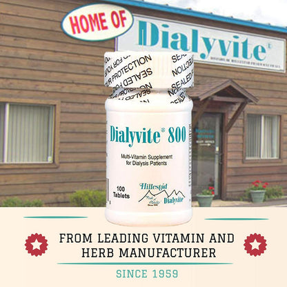 Dialyvite 800 Multivitamin-Präparat für Dialysepatienten – 100 Tabletten