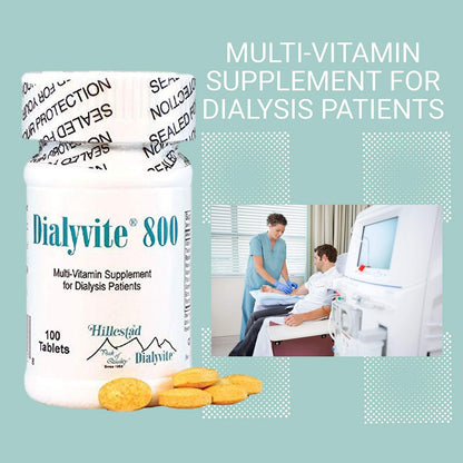 Dialyvite 800 Multivitamin-Präparat für Dialysepatienten – 100 Tabletten