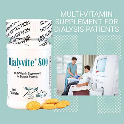 Dialyvite 800 Multivitamin-Präparat für Dialysepatienten – 100 Tabletten