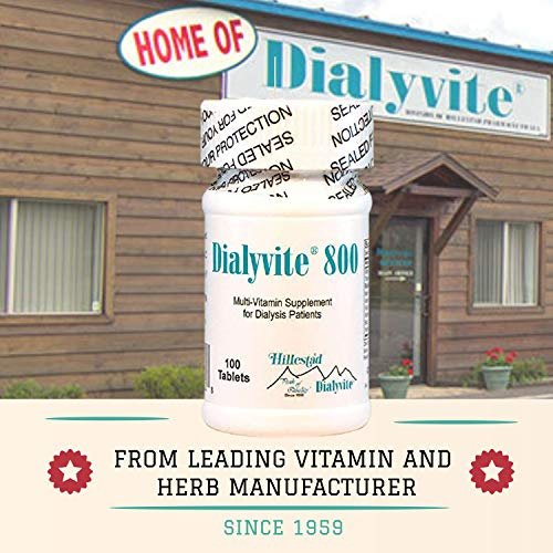 Dialyvite 800 Multivitamin-Präparat für Dialysepatienten – 100 Tabletten