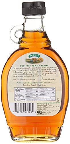 Coombs Family Farms Bio-Ahornsirup Grade B – 8 oz. Dunkler, intensiver Sirup