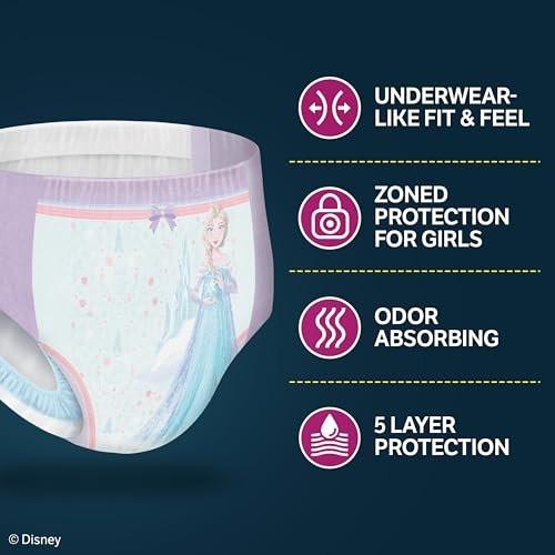 Goodnites Bettnässer-Unterhose für Mädchen, Größe S/M (19-31 kg), 14 Stück