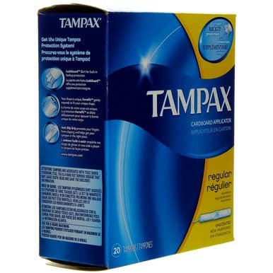Tampax Tampons mit ausspülbarem Karton-Applikator - Regular - 20 Stück