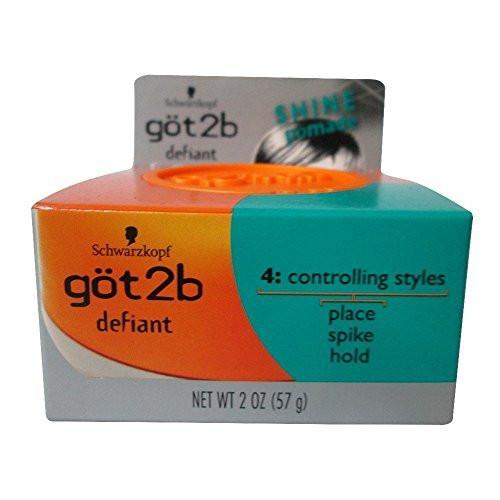 Göt2b Stackable Defiant Shine Pomade 2 Oz (3er Pack) – Starker Glanz und flexibler Halt
