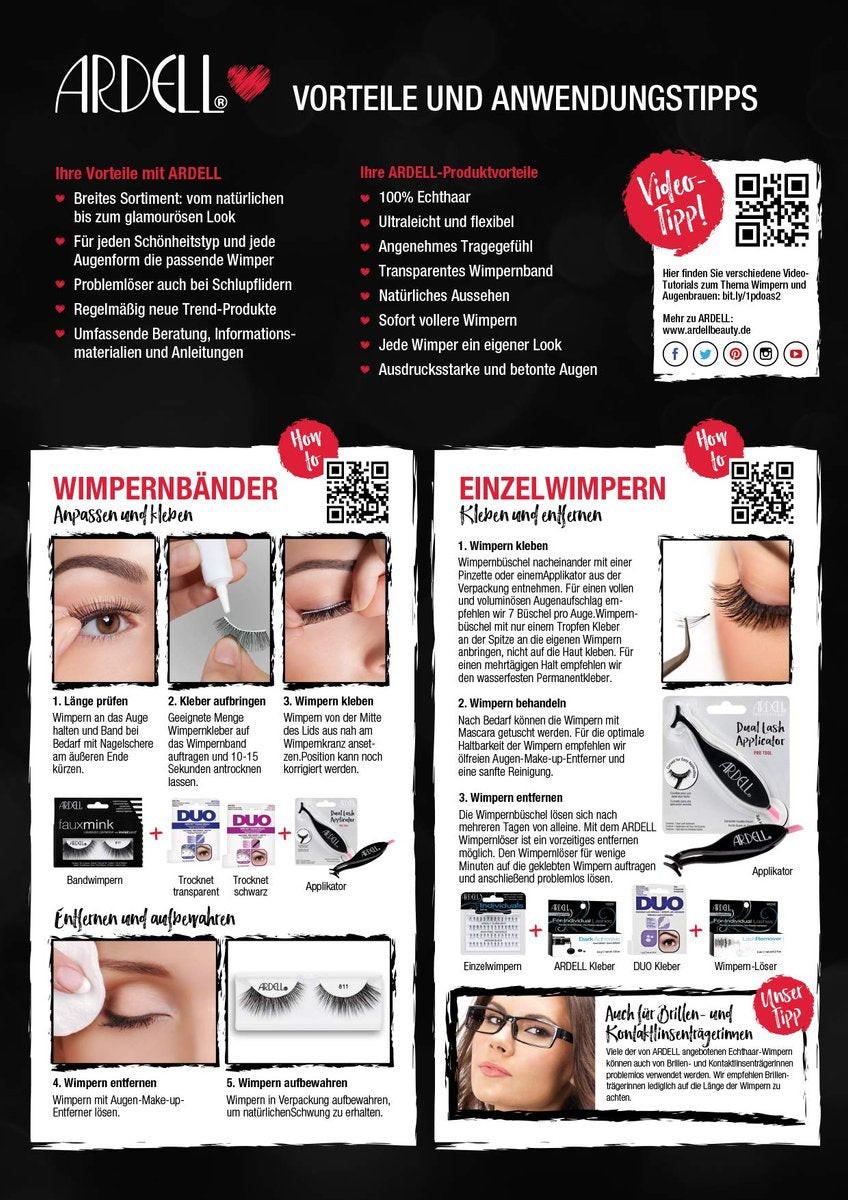 ARDELL Professional Natural Multipack - Demi Wispies Schwarz, 3er-Pack