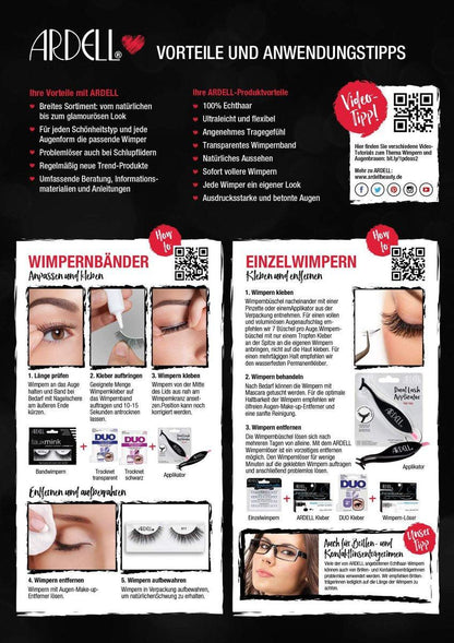 ARDELL Professional Natural Multipack - Demi Wispies Schwarz, 3er-Pack