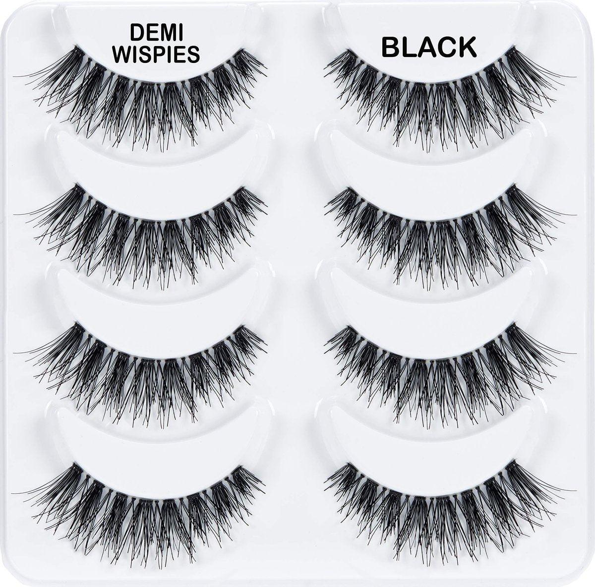 ARDELL Professional Natural Multipack - Demi Wispies Schwarz, 3er-Pack