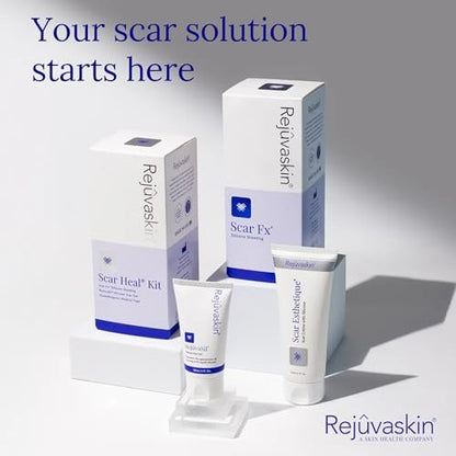 Rejuvaskin Scar Esthetique Narbencreme mit Silikon – Reduziert das Erscheinungsbild von Operationsnarben, Verbrennungen, Dehnungsstreifen, Keloiden & Aknenarben, 10 ml