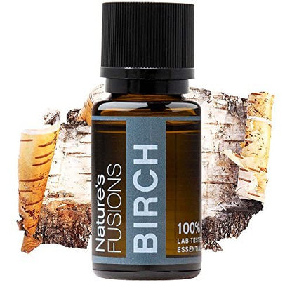 Nature's Fusions Süßes Birkenöl für Schmerzlinderung, Muskelentspannung und Hautpflege – 100% reines, therapeutisches Bio-Öl, 15 ml