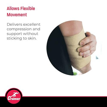 Cramer Eco-Flex Selbstklebende Stretchbandage, Beige, 4,5 m Rolle