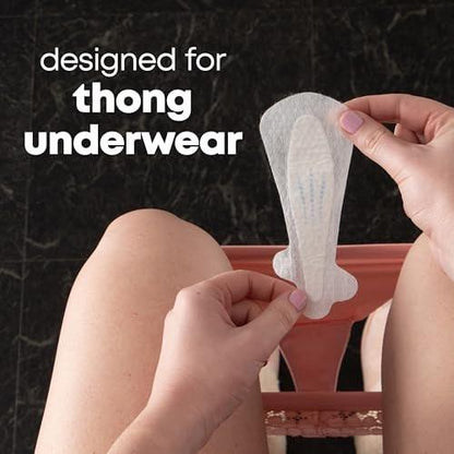 U by Kotex Balance Slipeinlagen für Tangas, einzeln verpackt, leichte Saugfähigkeit, normale Länge, 50 Stück
