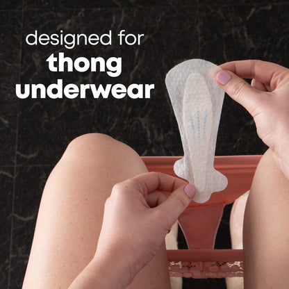 U by Kotex Balance Slipeinlagen für Tangas, einzeln verpackt, leichte Saugfähigkeit, normale Länge, 50 Stück