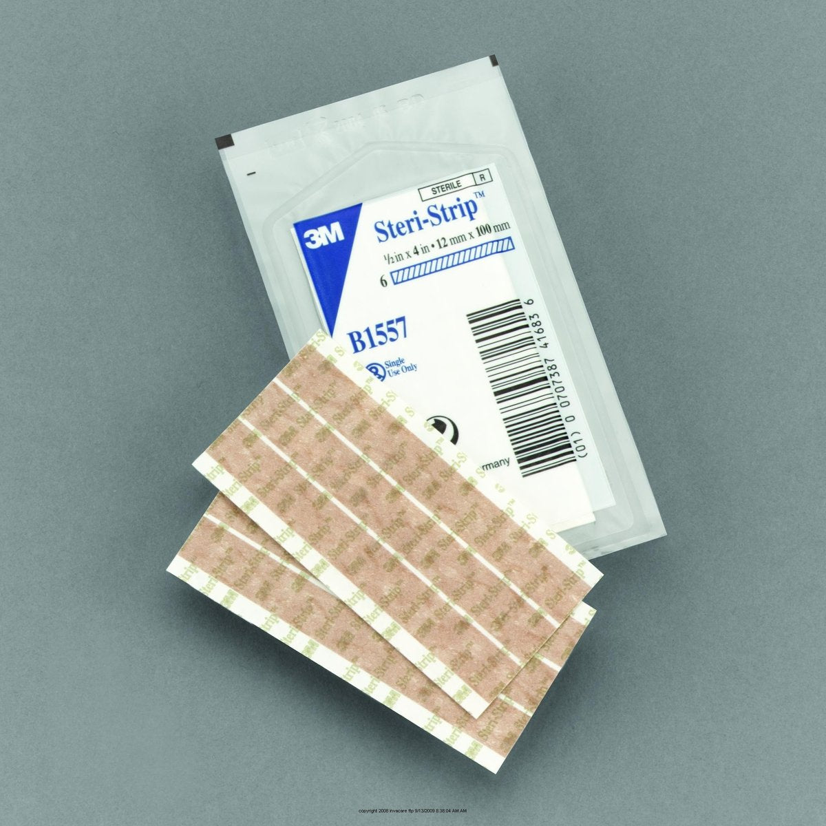 3M Steri-Strip Blend Tone Hautverschlussstreifen - Größe: 1/2" x 4" (12 x 100 mm) - 6 Streifen pro Umschlag