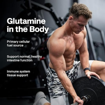 MuscleTech Glutamin-Pulver | 100% reines L-Glutamin-Pulver | Erholungsgetränk nach dem Training | L-Glutamin für Männer & Frauen | Muskelregeneration | Ungeschmackvoll (60 Portionen)