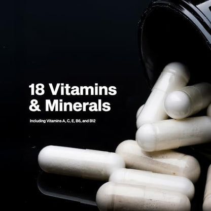 MuscleTech Platinum Multivitamin – Tägliche Nährstoffversorgung für Männer & Frauen – 18 Vitamine & Mineralien – Immununterstützung – 90 Kapseln