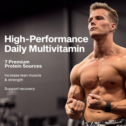 MuscleTech Platinum Multivitamin – Tägliche Nährstoffversorgung für Männer & Frauen – 18 Vitamine & Mineralien – Immununterstützung – 90 Kapseln