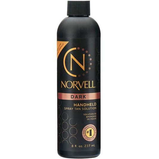 Norvell Premium Spray Tan Solution Dark 8 fl oz – Professionelle Bräunungslotion für tiefe, natürliche Bronze, streifenfrei, schnell trocknend, langanhaltend